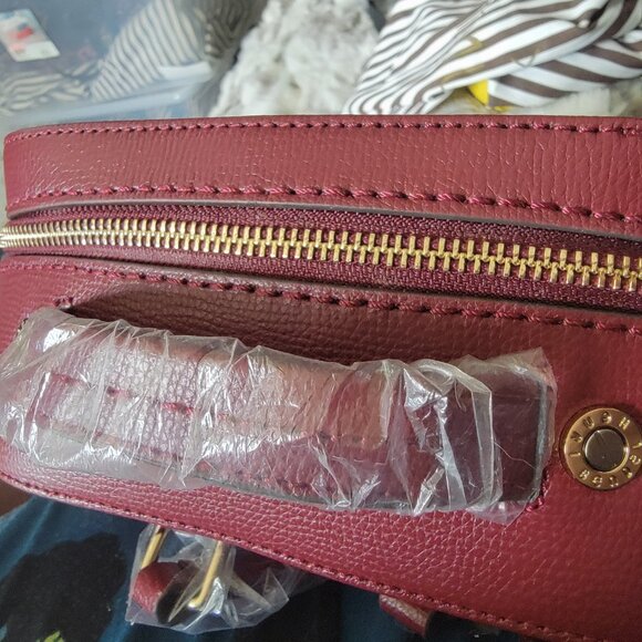 Brand New Henri Bendel Oxblood Bowery Backpack - Picture 3 of 6